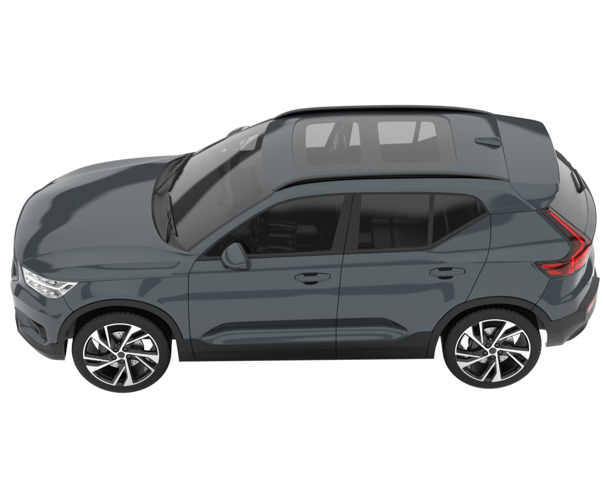 Realistic SUV isolated on transparent background. 3d rendering - illustration png