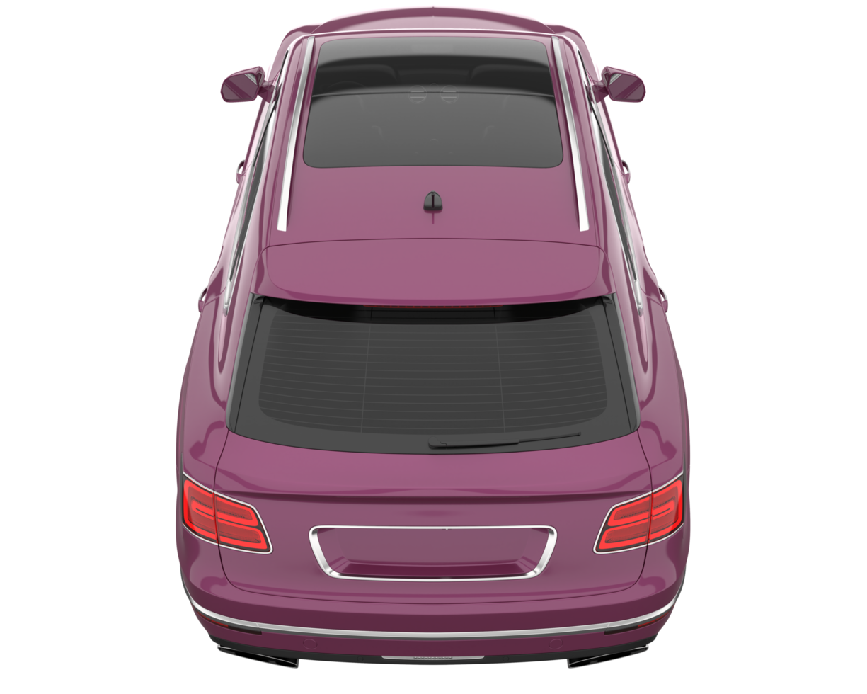 Realistic SUV isolated on transparent background. 3d rendering - illustration png