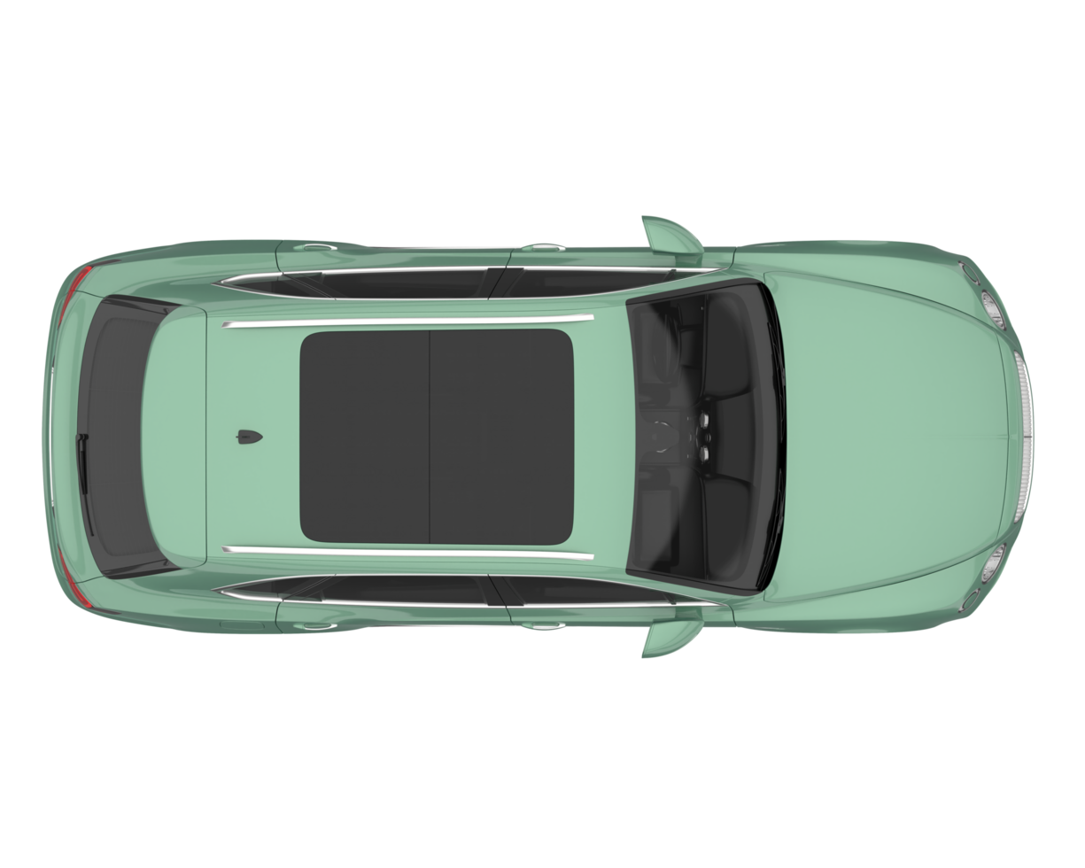 realistisk sUV isolerat på transparent bakgrund. 3d tolkning - illustration png