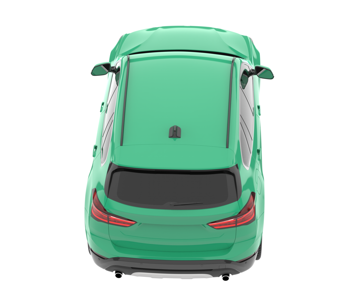 Realistic SUV isolated on transparent background. 3d rendering - illustration png