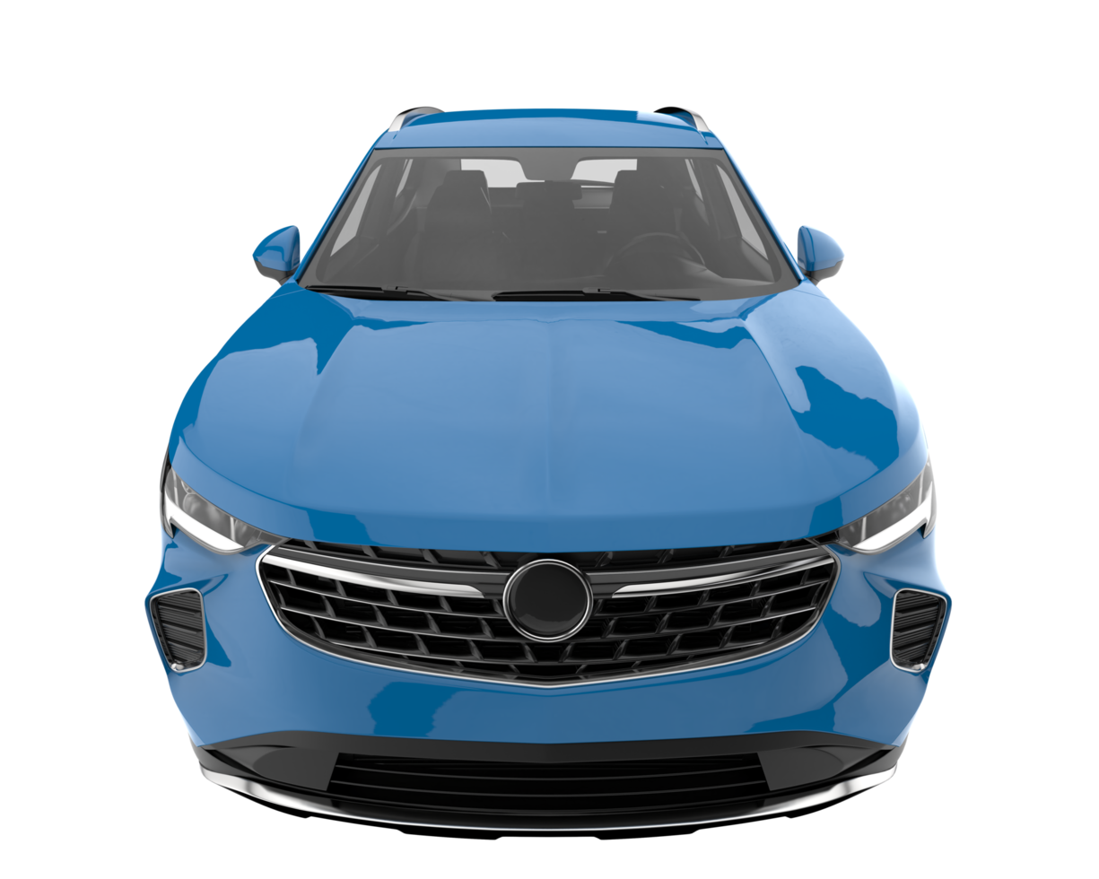 Realistic SUV isolated on transparent background. 3d rendering - illustration png