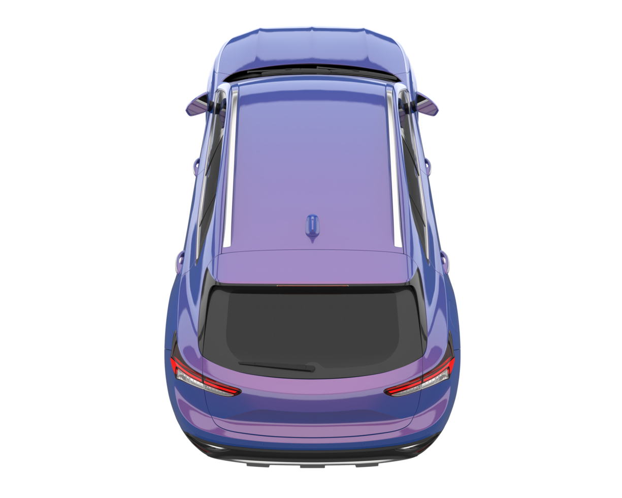 Realistic SUV isolated on transparent background. 3d rendering - illustration png