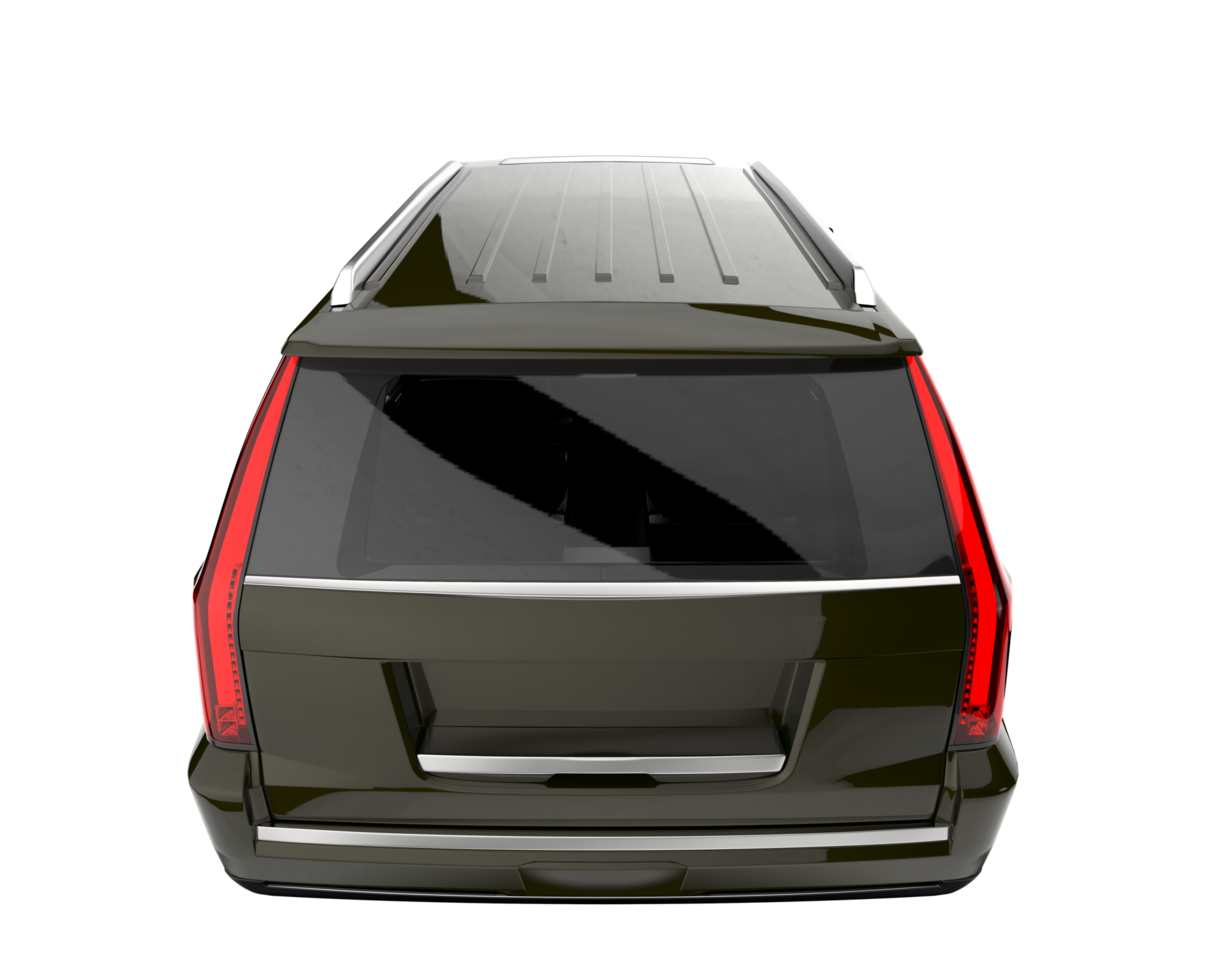 Realistic SUV isolated on transparent background. 3d rendering - illustration png