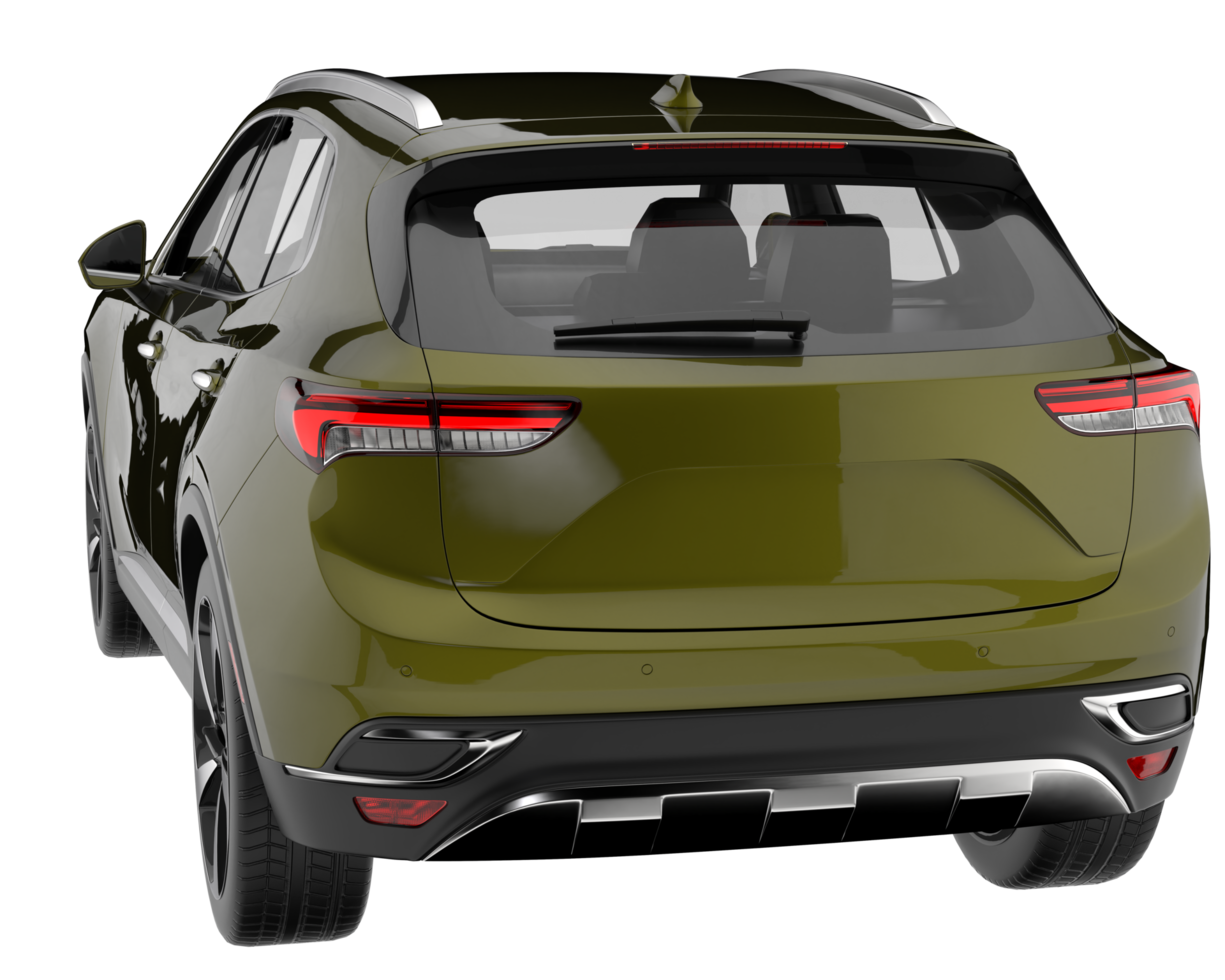 realistisk sUV isolerat på transparent bakgrund. 3d tolkning - illustration png