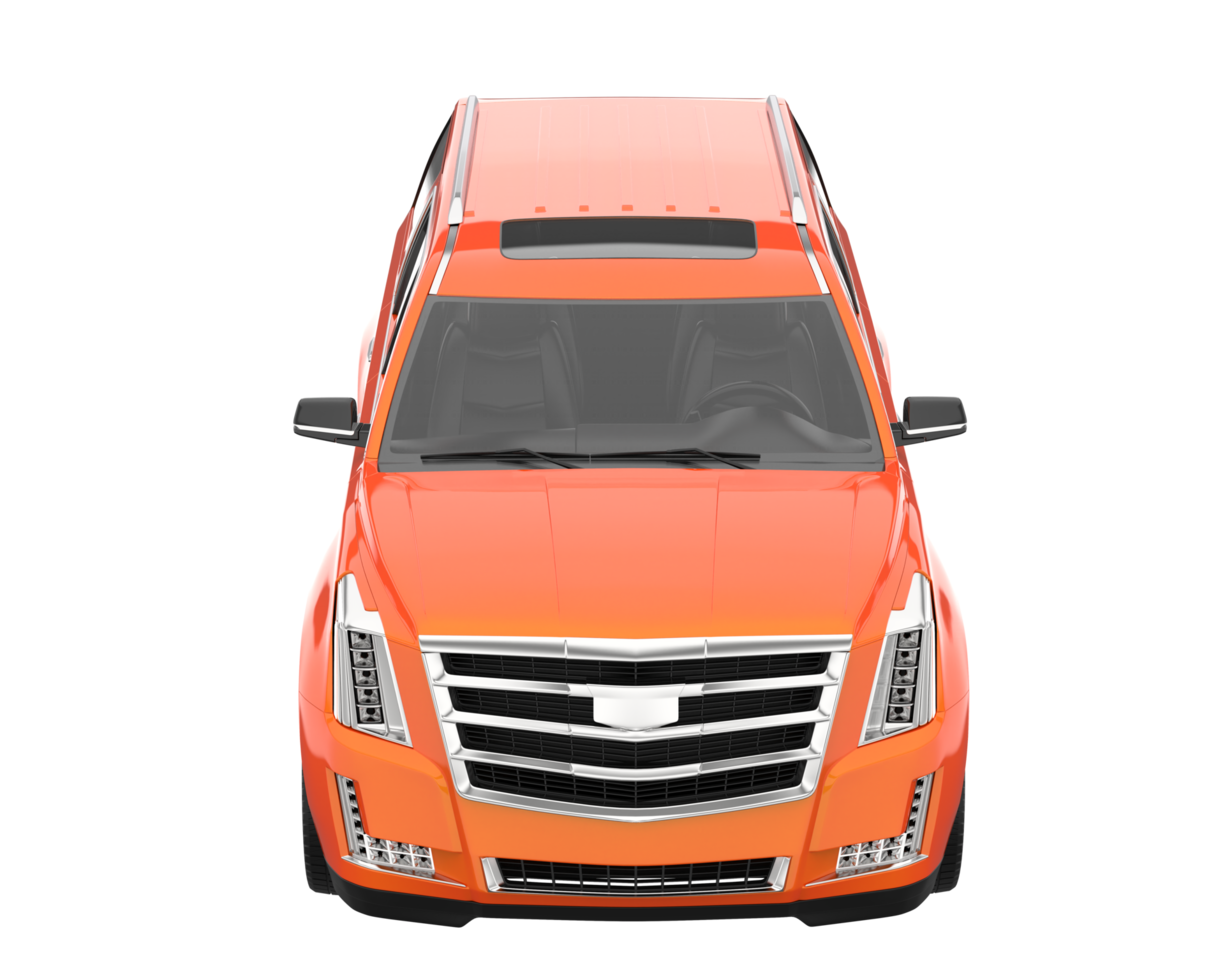 Realistic SUV isolated on transparent background. 3d rendering - illustration png
