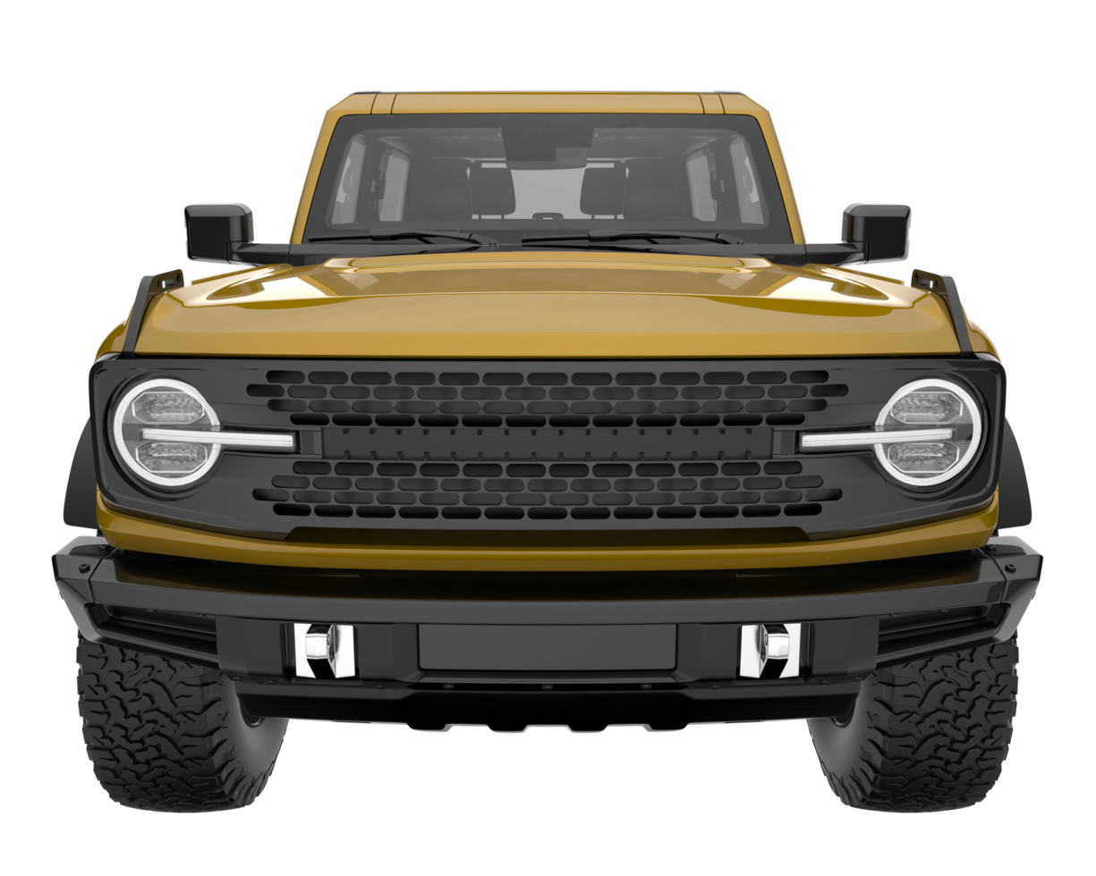 Realistic SUV isolated on transparent background. 3d rendering - illustration png