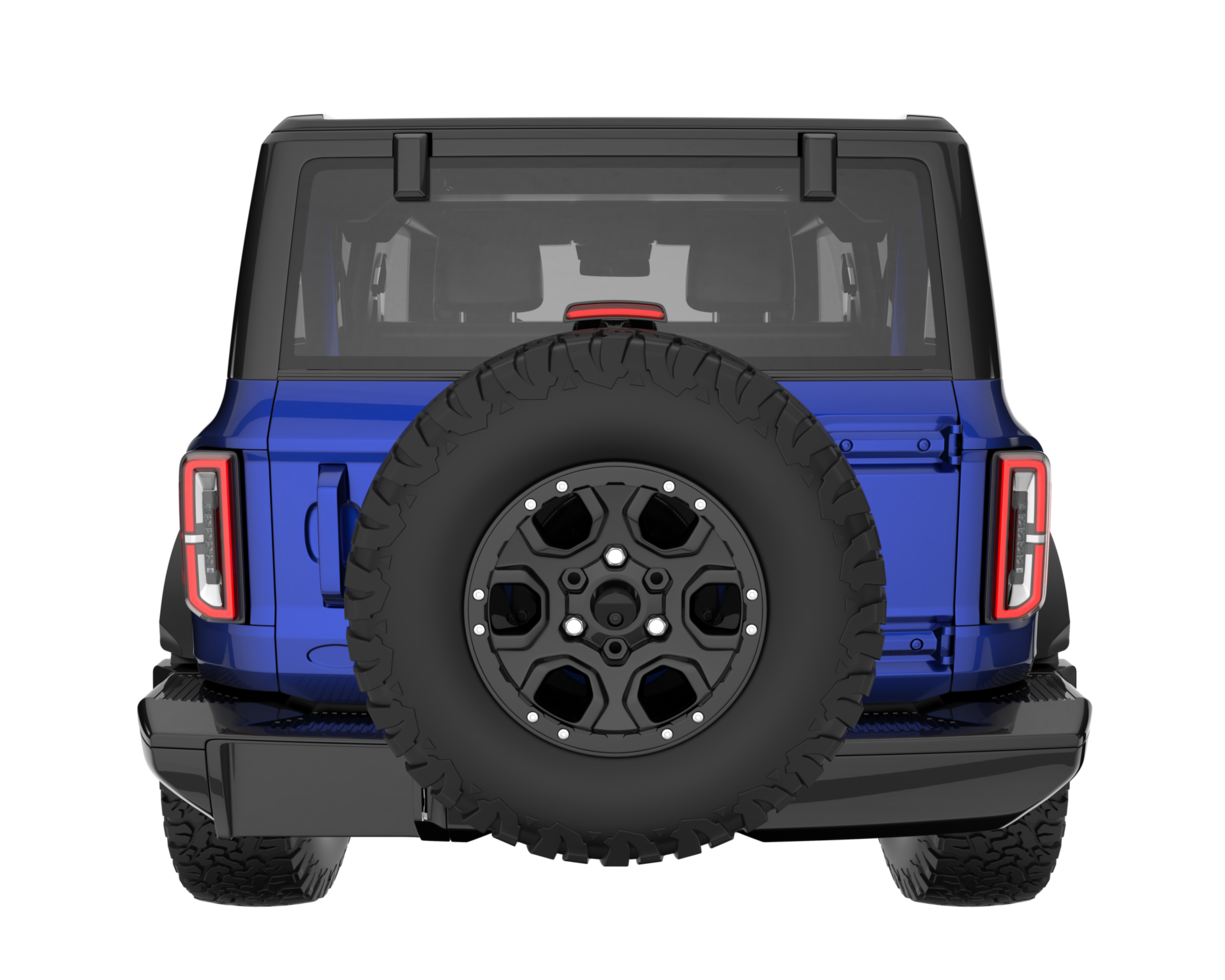 Realistic SUV isolated on transparent background. 3d rendering - illustration png