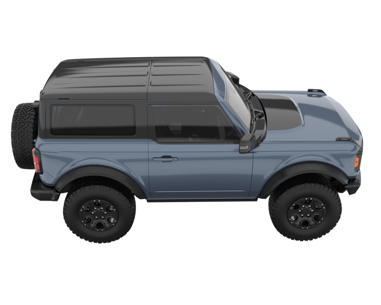 Realistic SUV isolated on transparent background. 3d rendering - illustration png