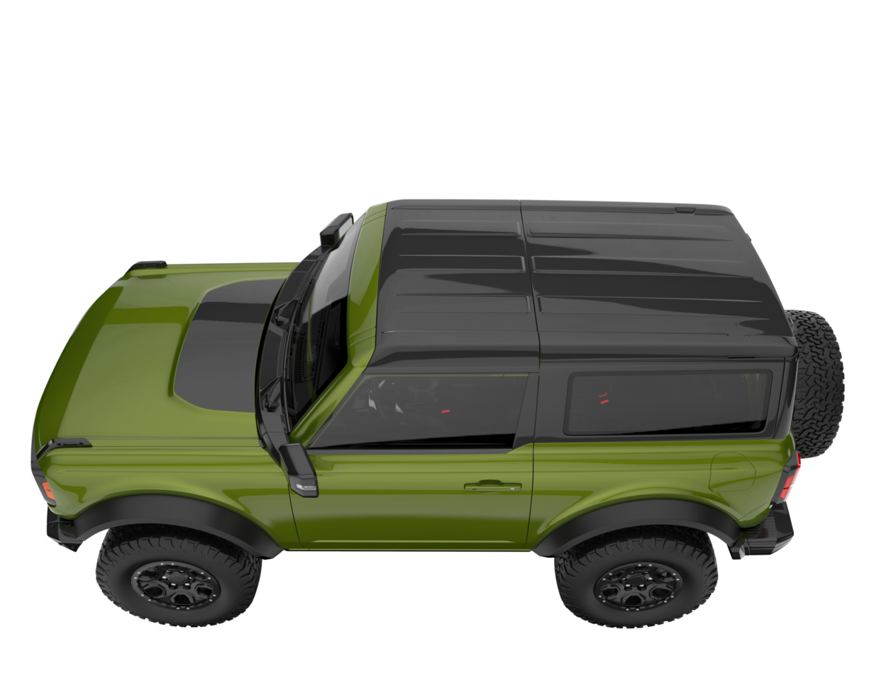 Realistic SUV isolated on transparent background. 3d rendering - illustration png