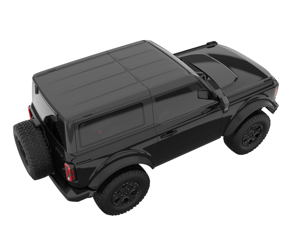 Realistic SUV isolated on transparent background. 3d rendering - illustration png
