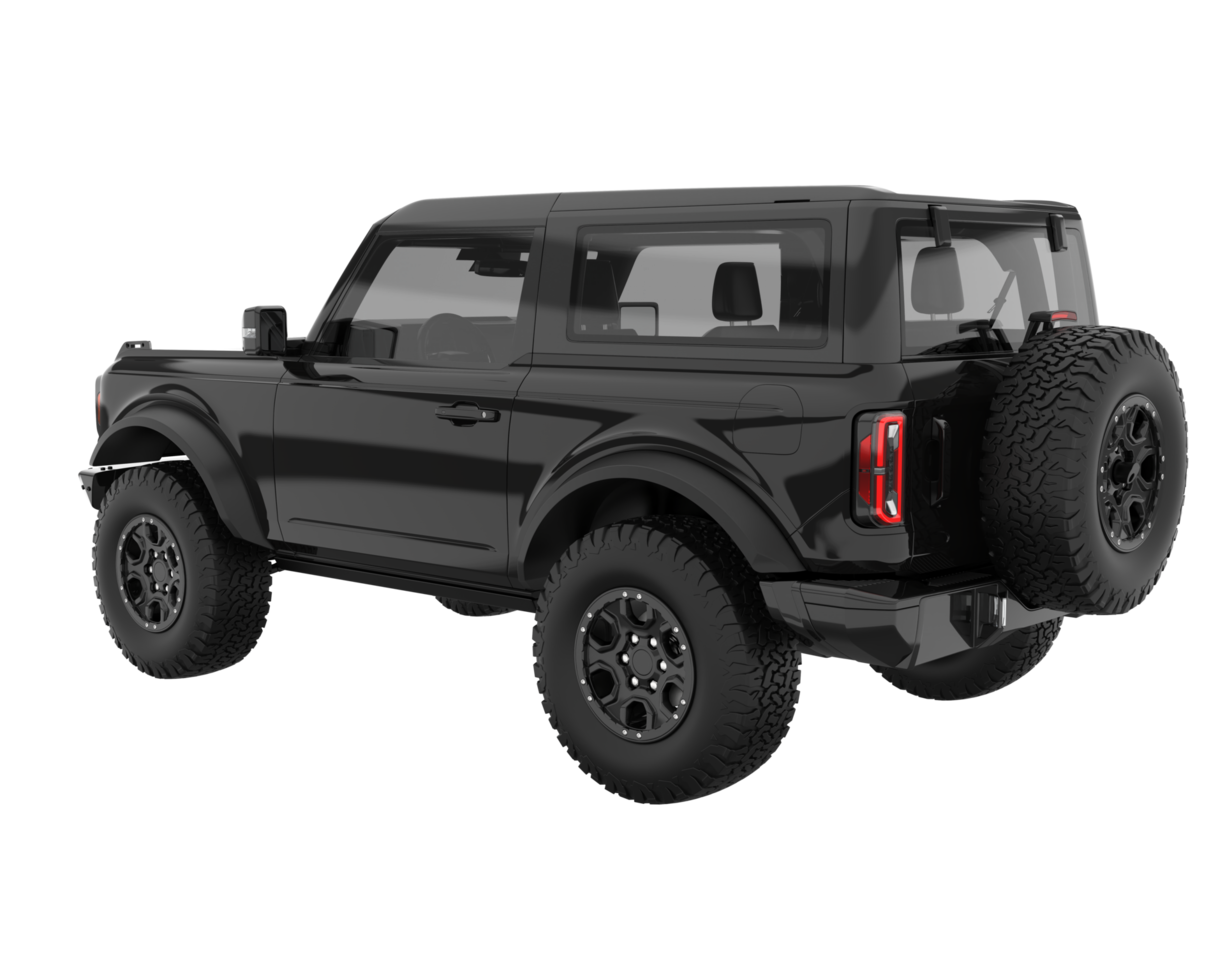 Realistic SUV isolated on transparent background. 3d rendering - illustration png