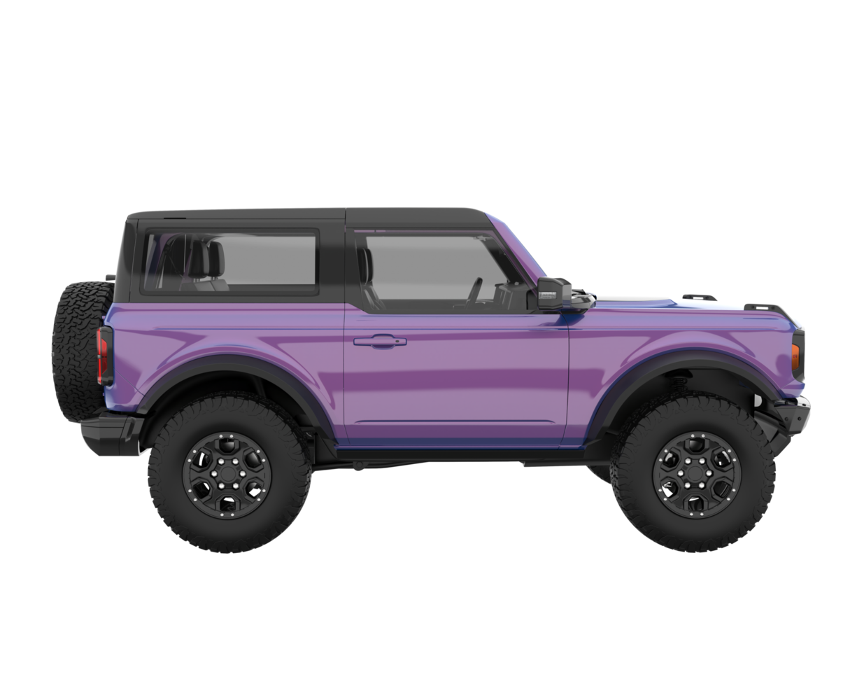 Realistic SUV isolated on transparent background. 3d rendering - illustration png