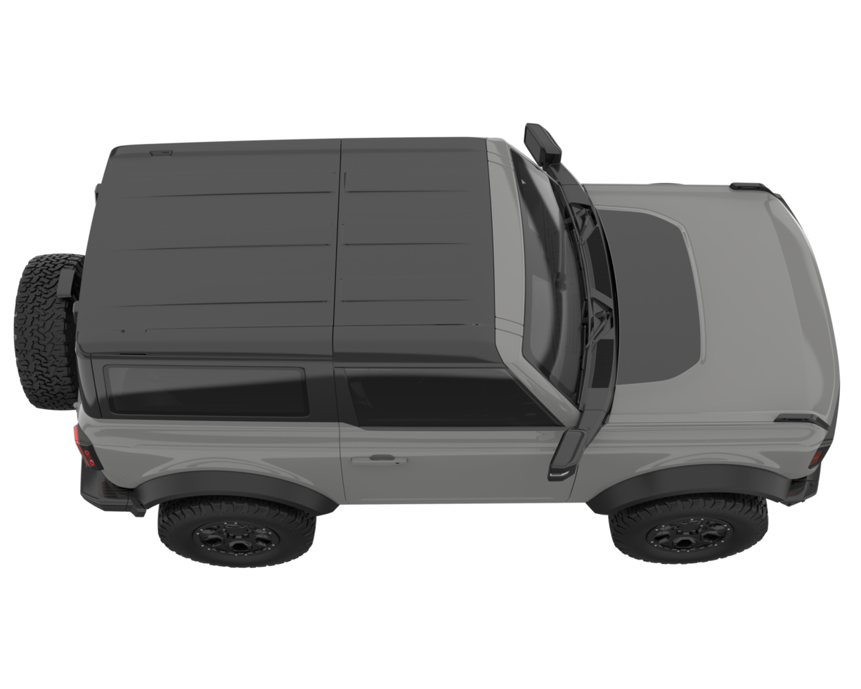 Realistic SUV isolated on transparent background. 3d rendering - illustration png