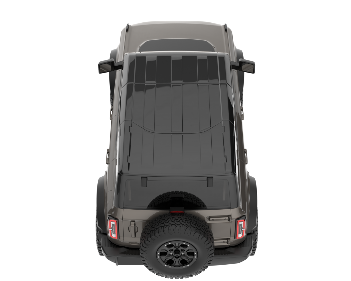 Realistic SUV isolated on transparent background. 3d rendering - illustration png