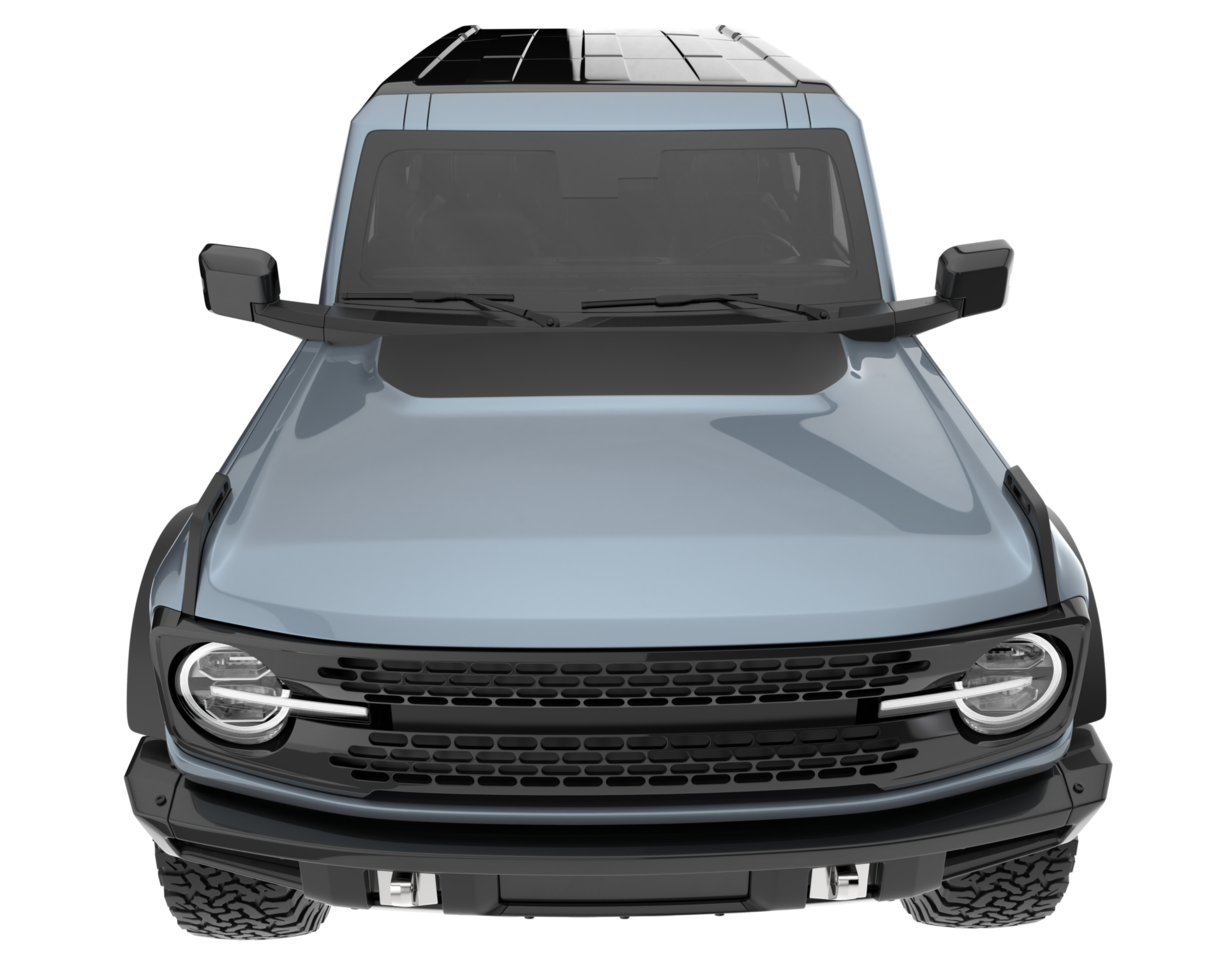 Realistic SUV isolated on transparent background. 3d rendering - illustration png