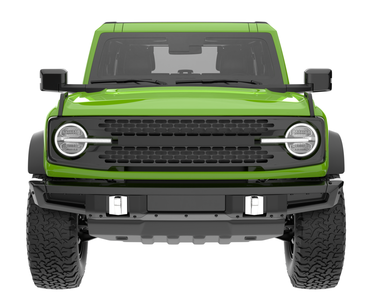 Realistic SUV isolated on transparent background. 3d rendering - illustration png