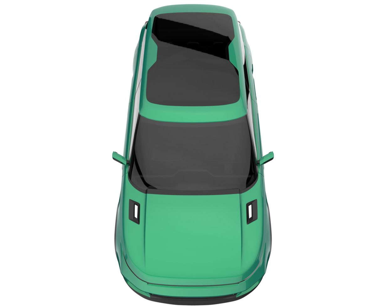 Realistic SUV isolated on transparent background. 3d rendering - illustration png