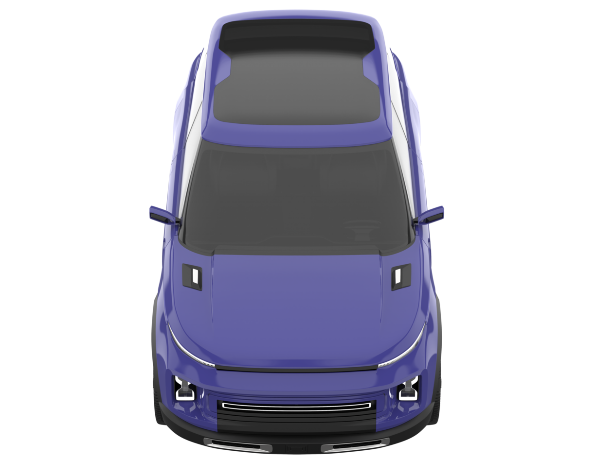 Realistic SUV isolated on transparent background. 3d rendering - illustration png