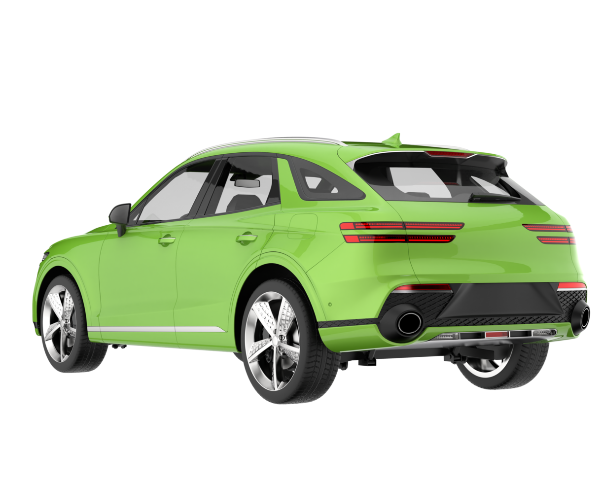 Realistic SUV isolated on transparent background. 3d rendering - illustration png