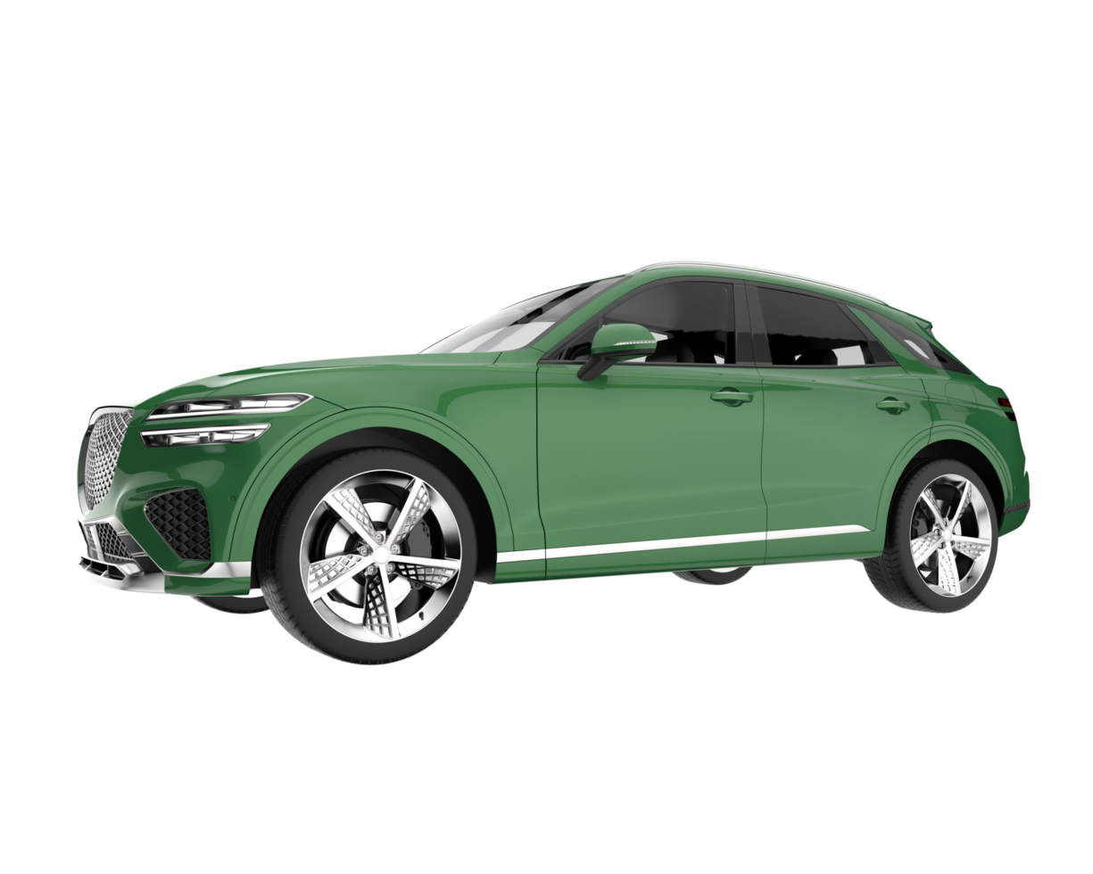 suv realista isolado em fundo transparente. renderização 3D - ilustração png