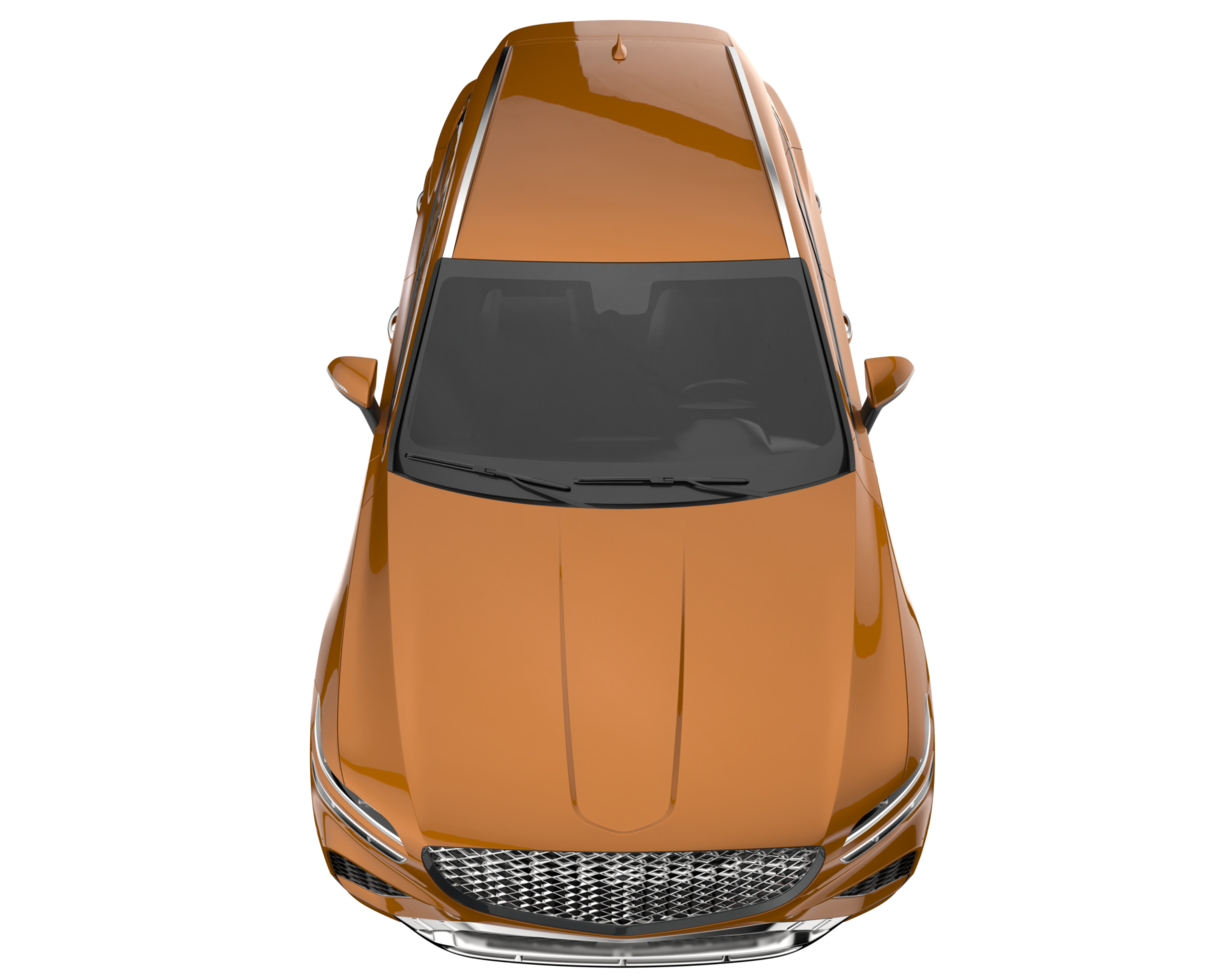 Realistic SUV isolated on transparent background. 3d rendering - illustration png
