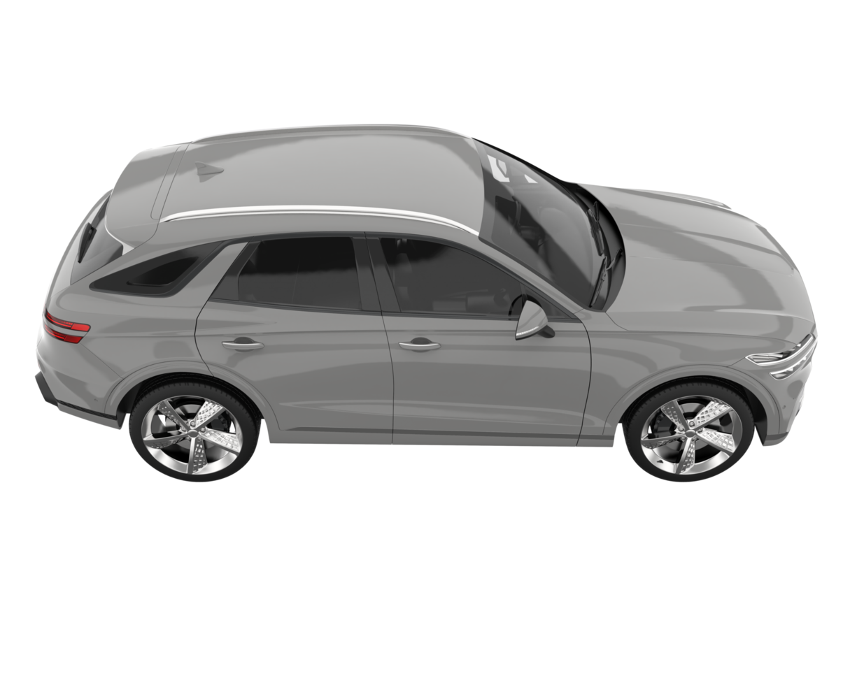 Realistic SUV isolated on transparent background. 3d rendering - illustration png