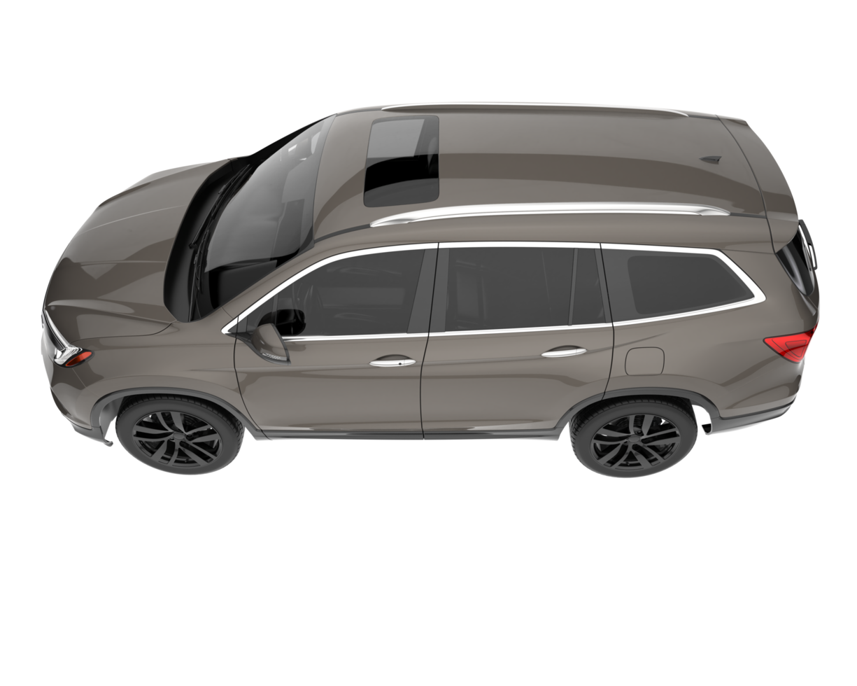 Realistic SUV isolated on transparent background. 3d rendering - illustration png