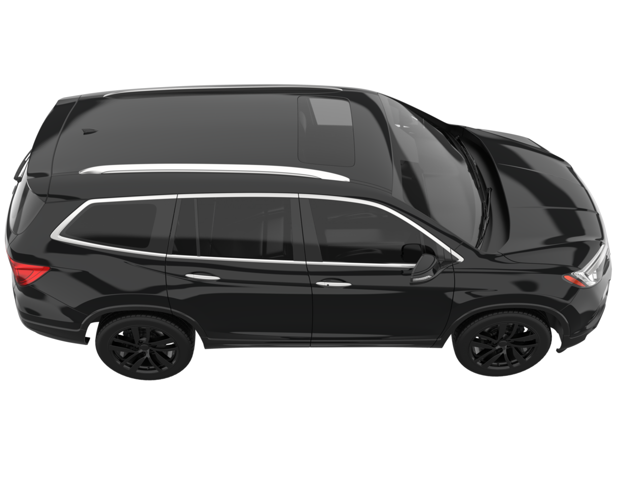 Realistic SUV isolated on transparent background. 3d rendering - illustration png