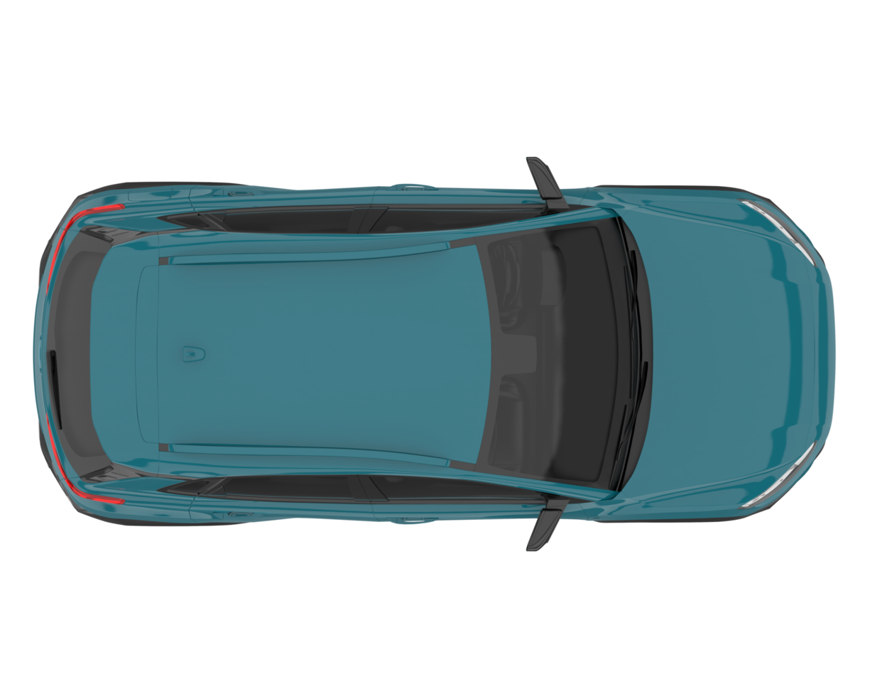 Realistic SUV isolated on transparent background. 3d rendering - illustration png