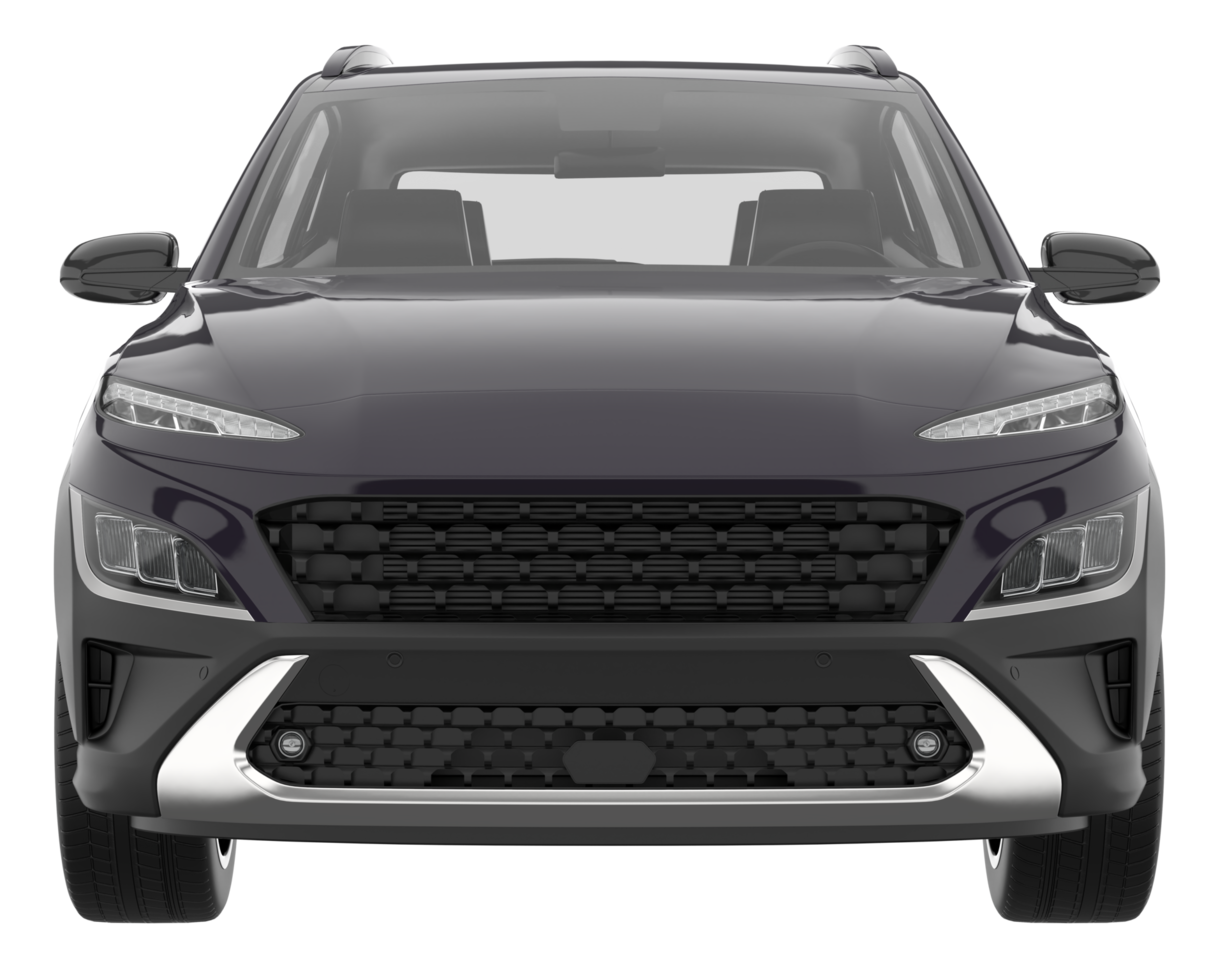 Realistic SUV isolated on transparent background. 3d rendering - illustration png