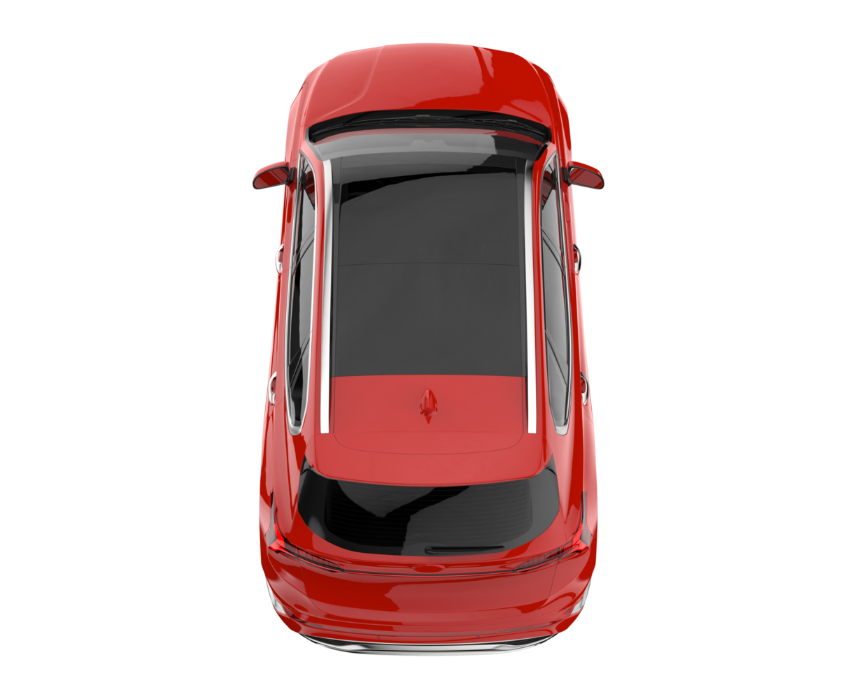 Realistic SUV isolated on transparent background. 3d rendering - illustration png