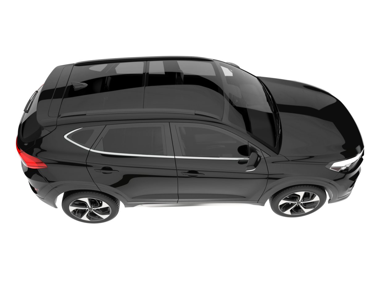 Realistic SUV isolated on transparent background. 3d rendering - illustration png