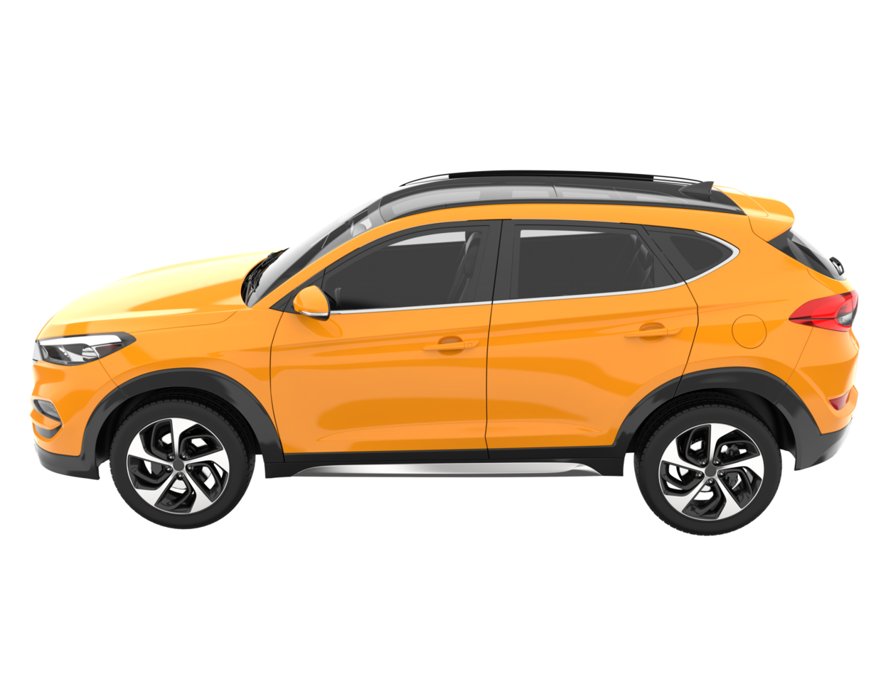 suv realista isolado em fundo transparente. renderização 3D - ilustração png