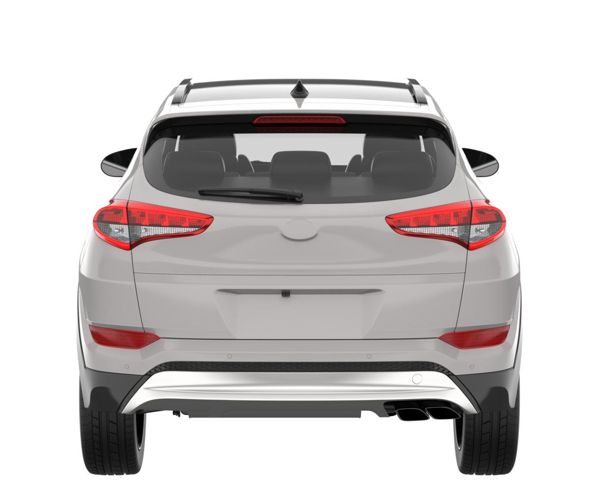 Realistic SUV isolated on transparent background. 3d rendering - illustration png