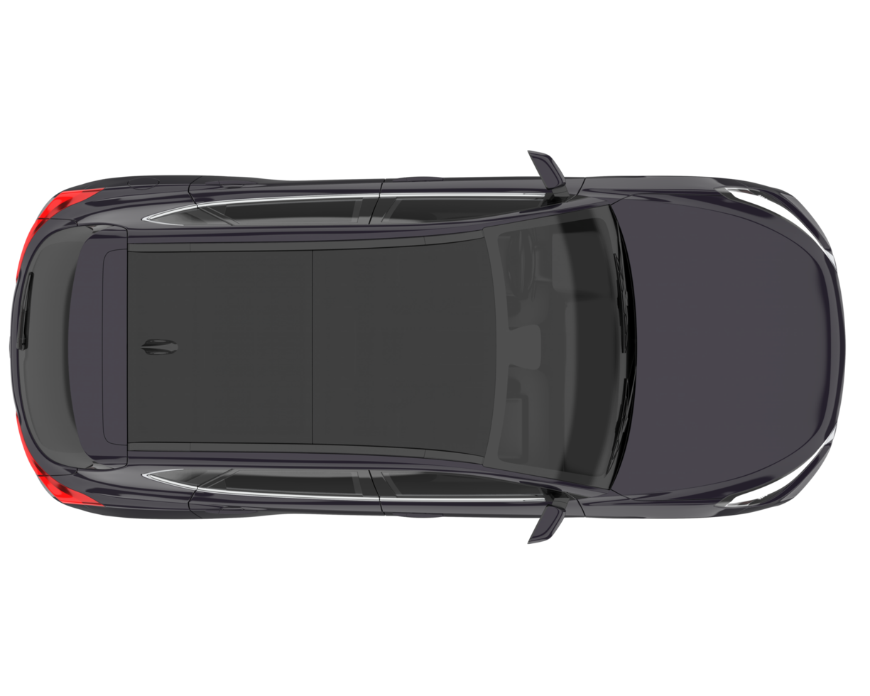 realistisk sUV isolerat på transparent bakgrund. 3d tolkning - illustration png