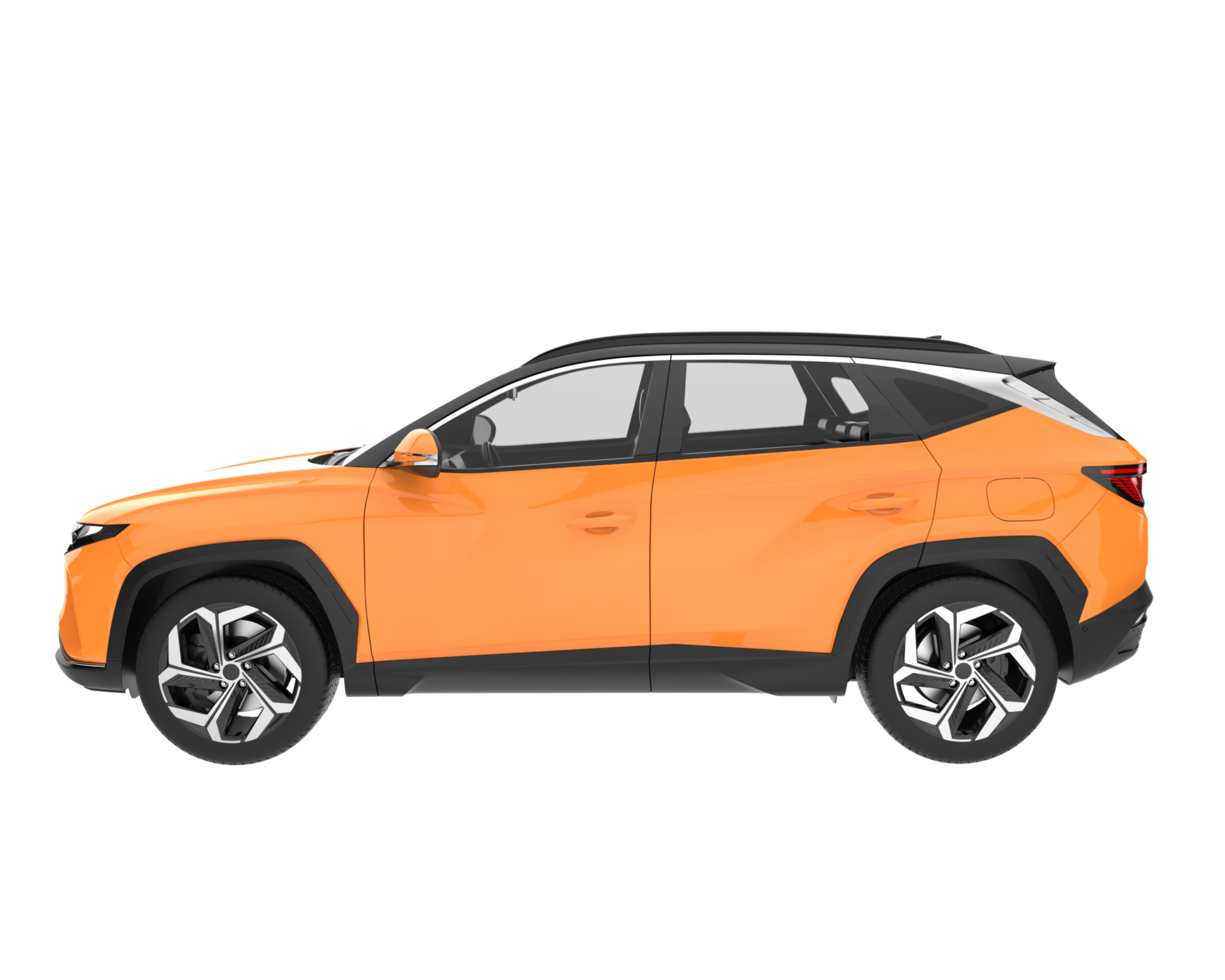 realistisk sUV isolerat på transparent bakgrund. 3d tolkning - illustration png