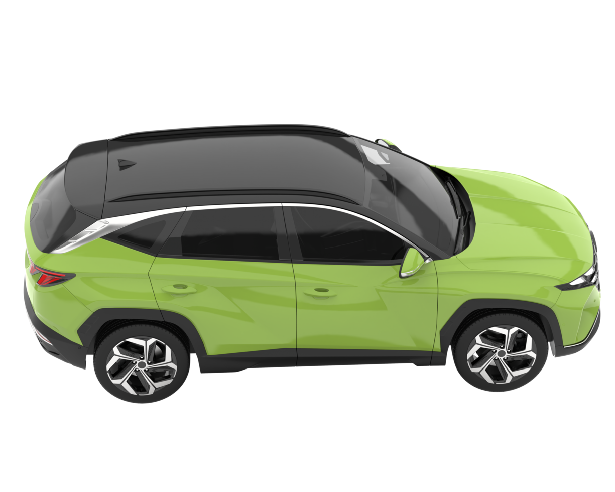 Realistic SUV isolated on transparent background. 3d rendering - illustration png
