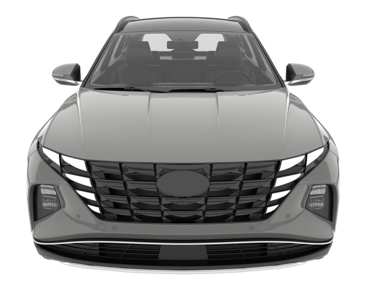 Realistic SUV isolated on transparent background. 3d rendering - illustration png