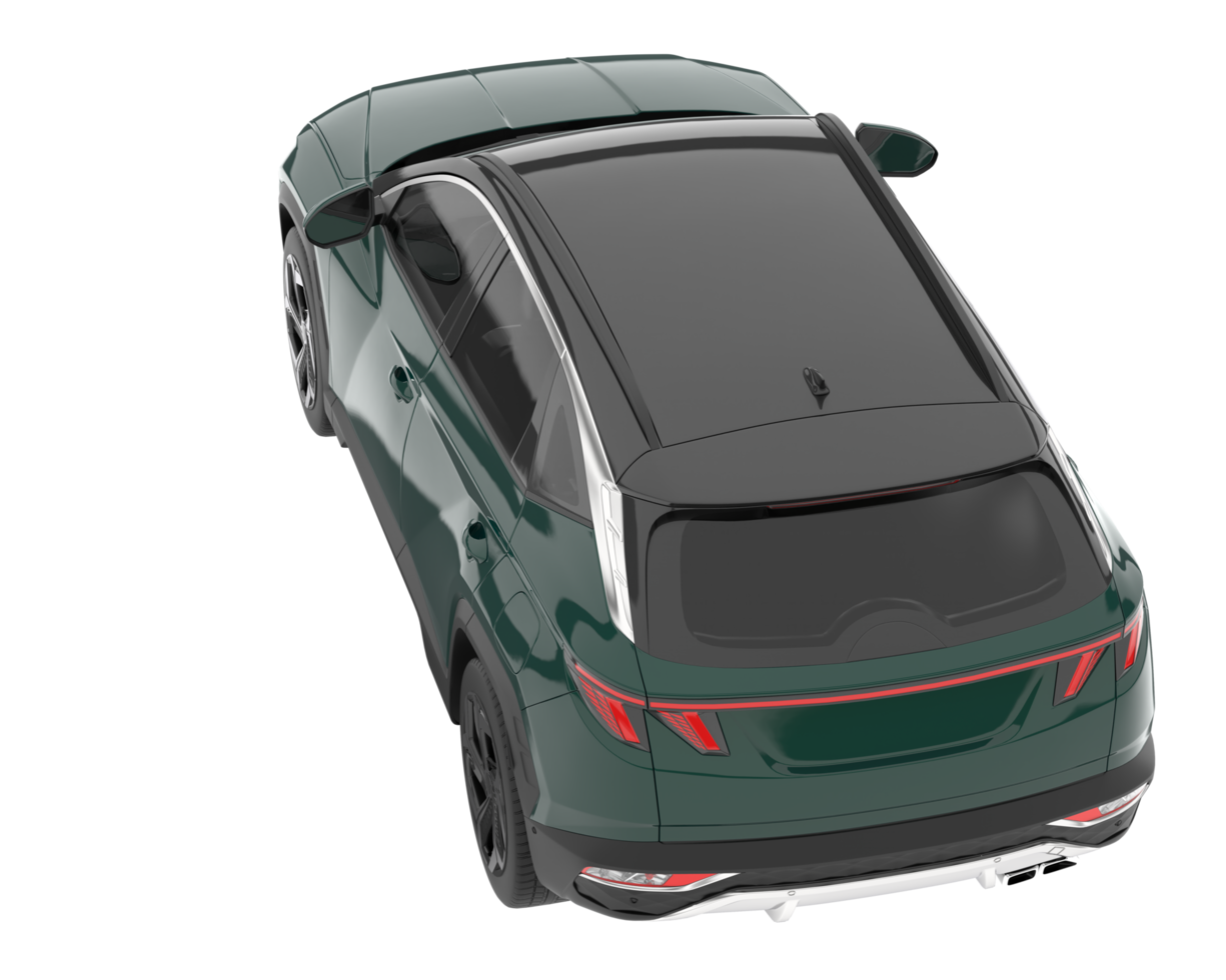 Realistic SUV isolated on transparent background. 3d rendering - illustration png