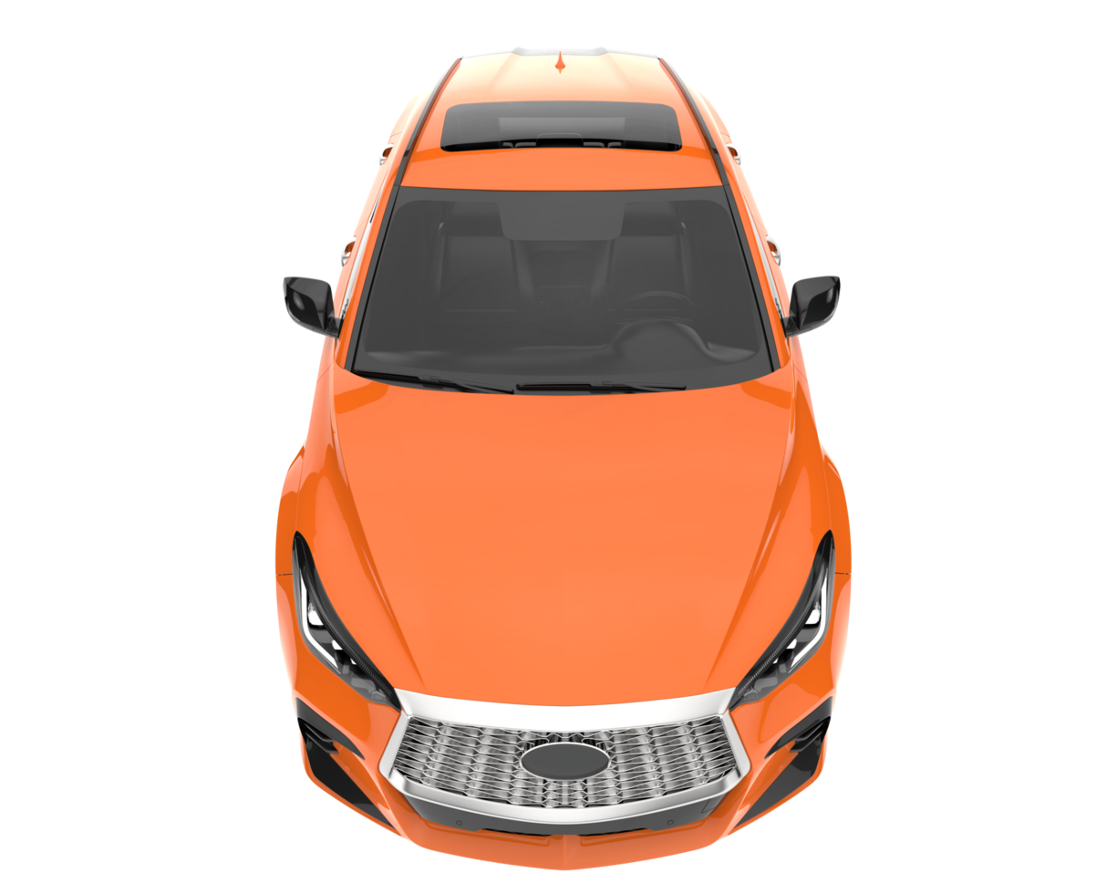 Realistic SUV isolated on transparent background. 3d rendering - illustration png