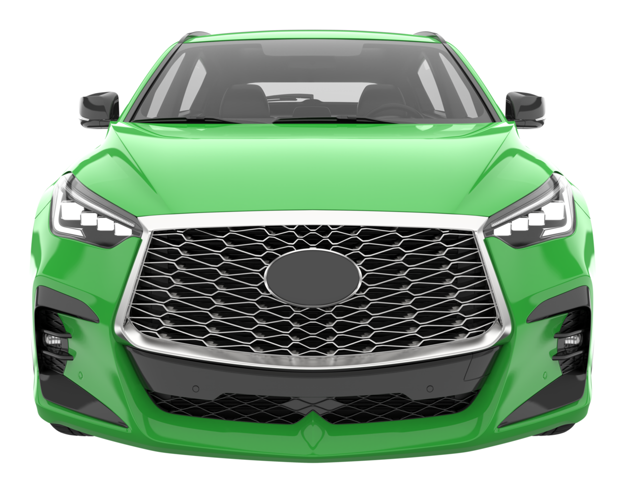 Realistic SUV isolated on transparent background. 3d rendering - illustration png