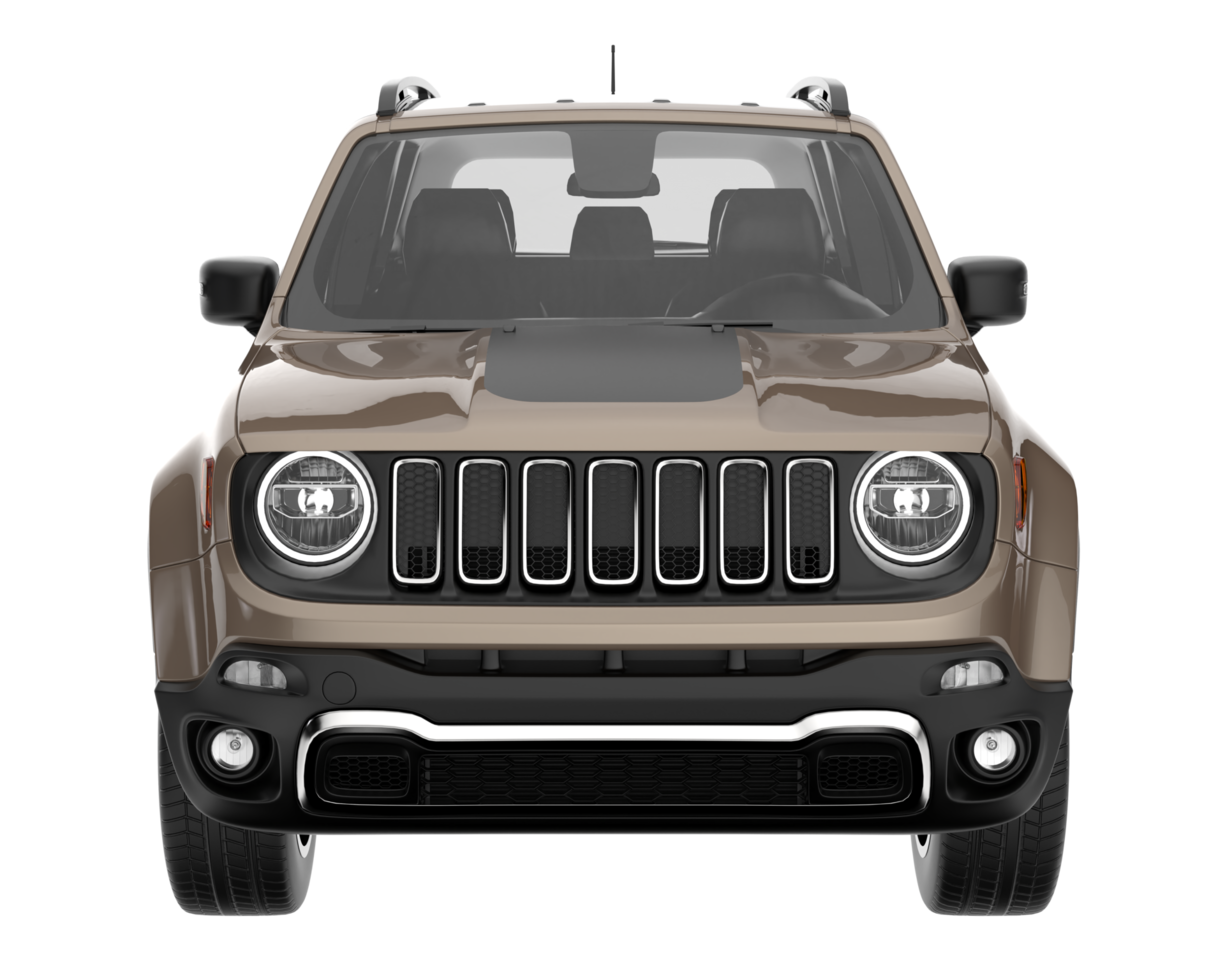 Realistic SUV isolated on transparent background. 3d rendering - illustration png