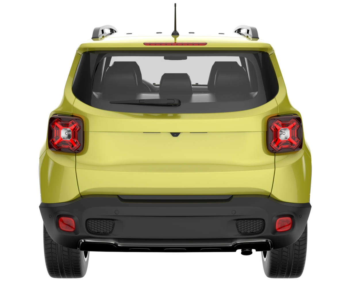 Realistic SUV isolated on transparent background. 3d rendering - illustration png