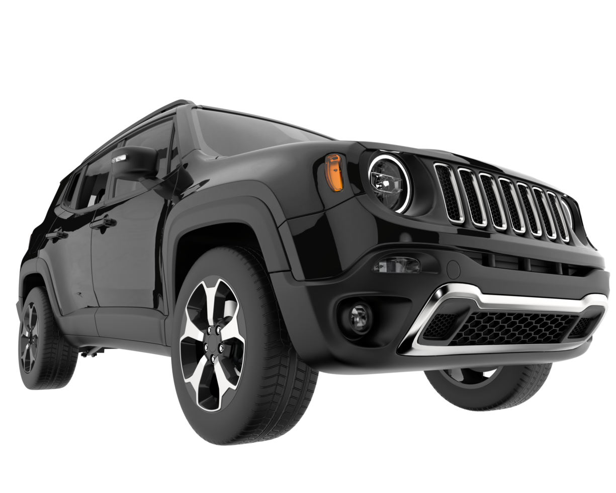 realistico suv isolato su trasparente sfondo. 3d interpretazione - illustrazione png