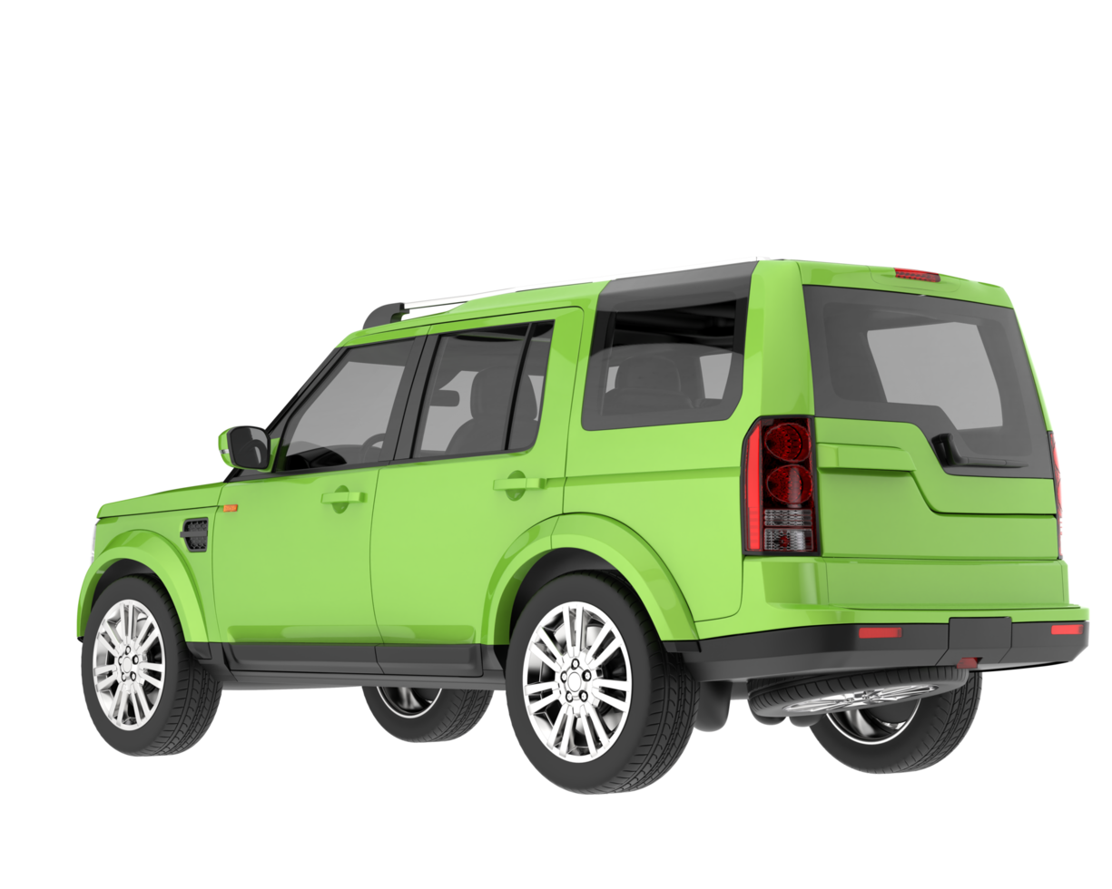 Realistic SUV isolated on transparent background. 3d rendering - illustration png