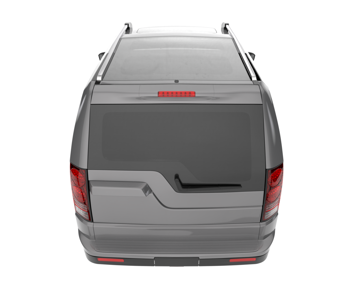 Realistic SUV isolated on transparent background. 3d rendering - illustration png