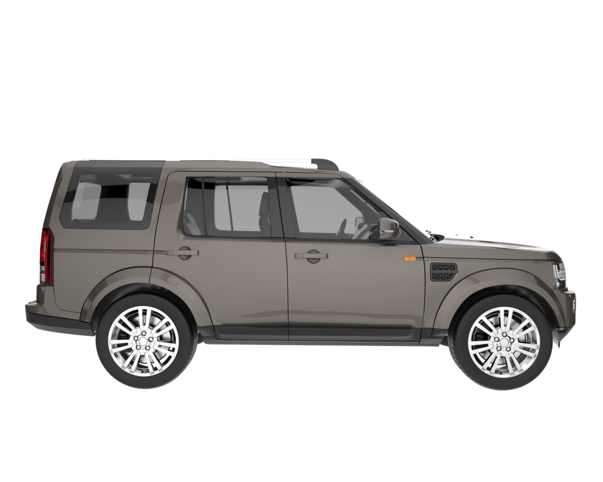 Realistic SUV isolated on transparent background. 3d rendering - illustration png