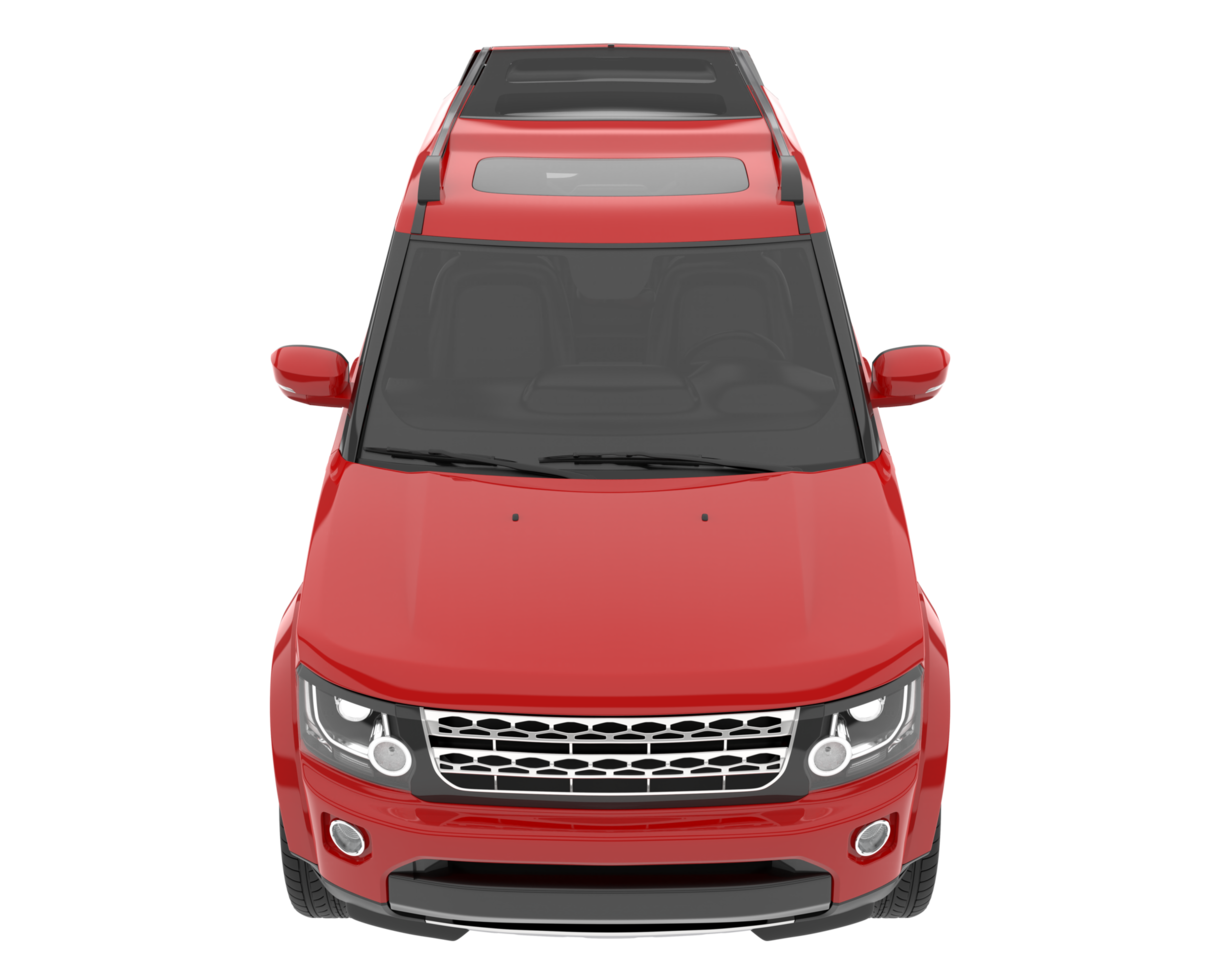 Realistic SUV isolated on transparent background. 3d rendering - illustration png