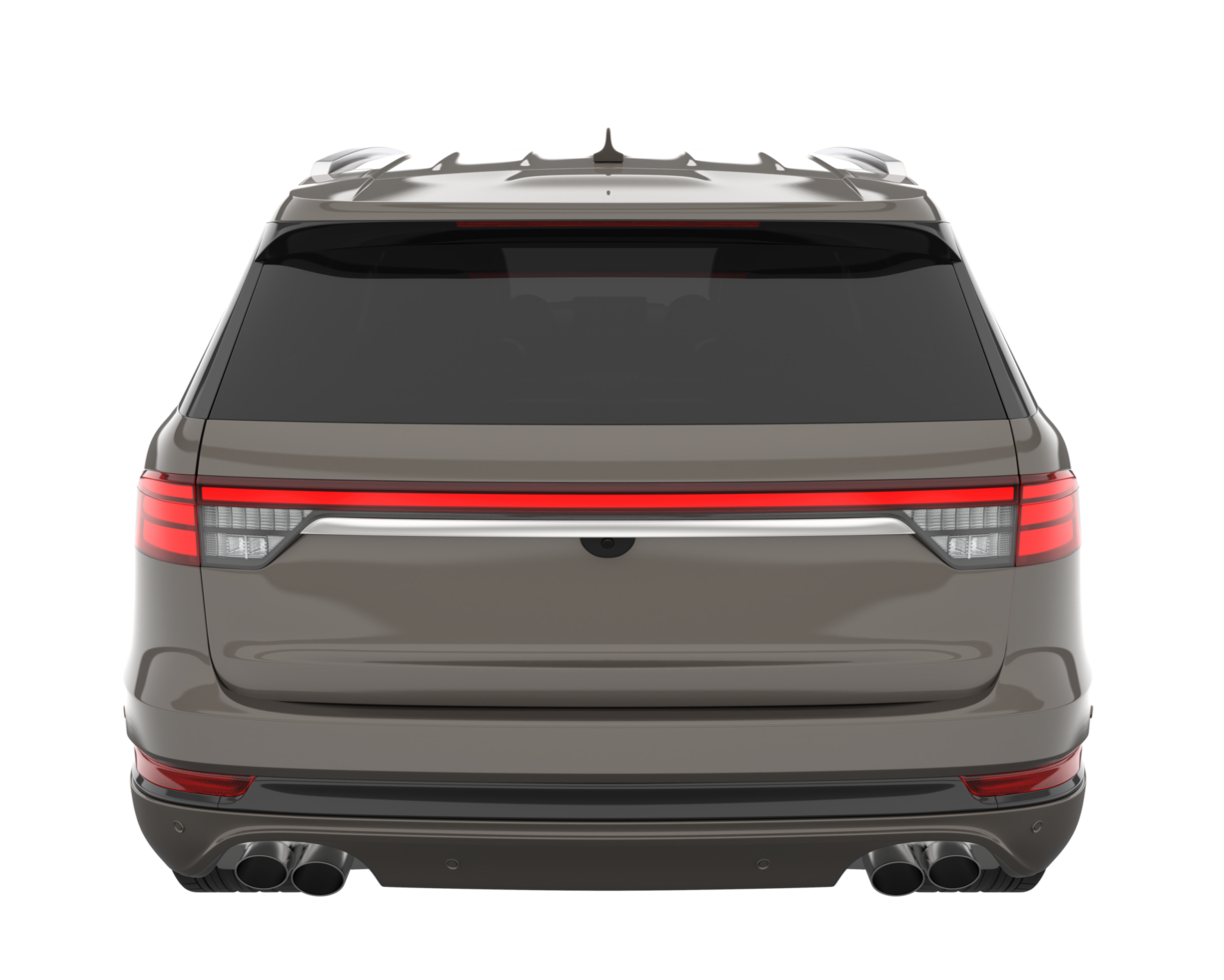 Realistic SUV isolated on transparent background. 3d rendering - illustration png