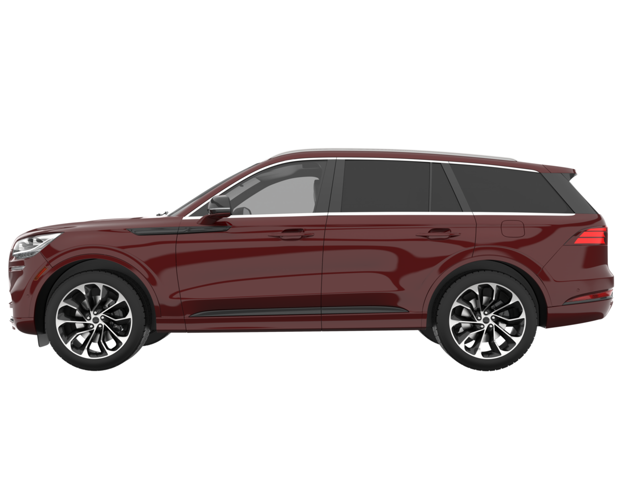 realistico suv isolato su trasparente sfondo. 3d interpretazione - illustrazione png